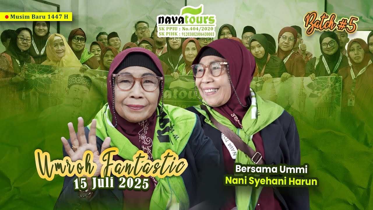 Keberangkatan Umroh 15 Juli 2025
