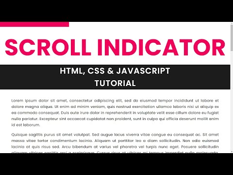 Scroll Indicator Using Javascript Up And Down No Plugin Required Javascript Scroll Tricks