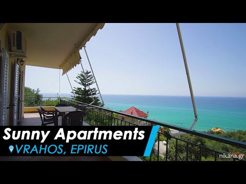 Sončni apartmaji, zasebne nastanitve v mestu Vrahos, Grčija - Video