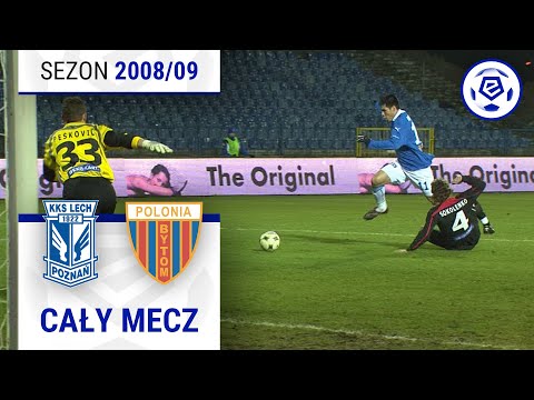 (1/2) Lech Poznań - Polonia Bytom | CAŁY MECZ | Ekstraklasa 2008/09 | 17. Kolejka