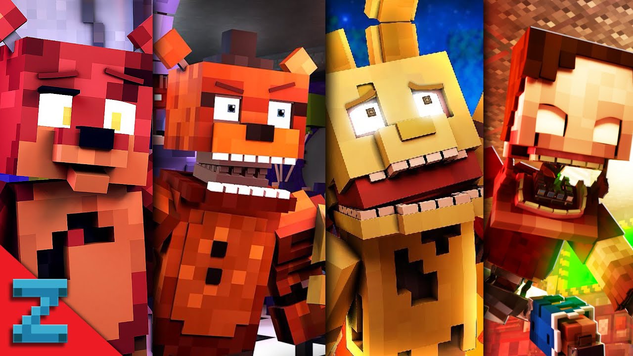 "The Foxy Song" Full Series | Minecraft FNAF Animation Music Video
