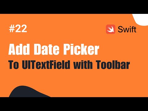 Swift 5 & Xcode 11 : UIDatePicker as inputView to UITextField With UIToolbar iOS Hindi.