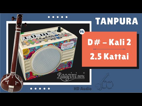 Tanpura Drone D Sharp - 2.5 Kattai Carnatic Raagini Shruti | रागिनी तानपुरा काली २ (Download)