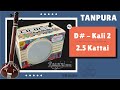 Tanpura Drone D Sharp - 2.5 Kattai Carnatic Raagini Shruti | रागिनी तानपुरा काली २ (