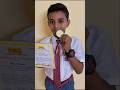 Gold Medal Of Excellence At The SOF International Mathematics Olympiad Shorts Sof Imo