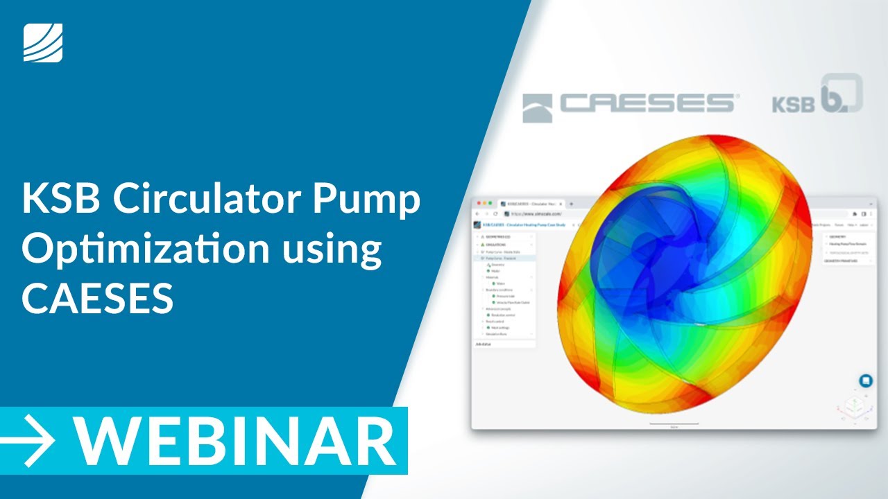 Get Ahead of the Pump Curve: Simulation-driven KSB Circulator Pump Optimization using CAESES