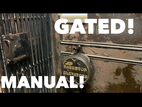 Awesome Vintage Manual Haughton Elevator in Pittsburgh, Pa