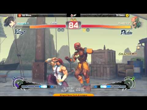 USF4 @ TKONY 2016 A League - OG Shine vs TS Sabin [720p/60fps]