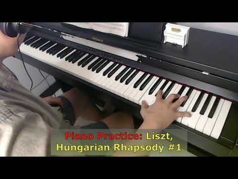 Practice Rehearsal of Liszt's Hungarian Rhapsody #1