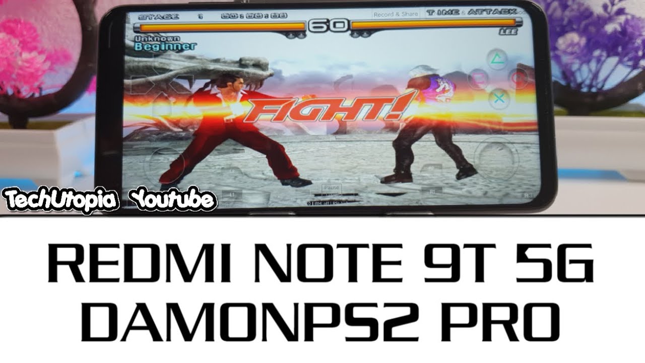 Redmi Note 9T 5G DamonPS2 Pro test Emulator PS2 Games Android/Dimensity 800U iPega 9099 in 2021