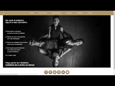 Festival de Ballet ILBalletto2016 - Cadastro Espaço Bailarina