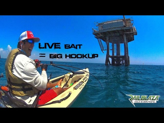 Kayak Fishing: OFFSHORE rigs PLUS mysterious big HOOKUP | #NextLevelFishingTV