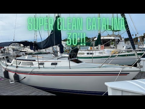 Super Clean 1989 Catalina 30' Virtual Tour!!