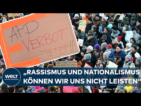 PROTEST GEGEN RECHTS: Landesweit Zehntausende bei Demonstrationen gegen Rechtsextremismus erwartet