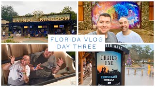 WALT DISNEY WORLD & FLORIDA VLOG - DEC 2019 - DAY 3 - ANIMAL KINGDOM, TRAILS END & HOLLYWOOD STUDIOS