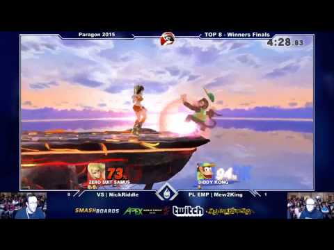 Paragon 2015 - NickRiddle vs Mew2king game 2 highlight