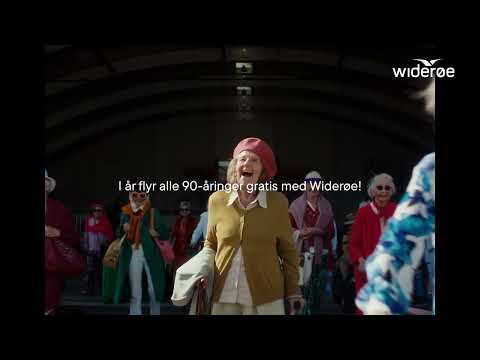 Widerøe 90 år – Unna vei! 🦽💨 (15 sek)