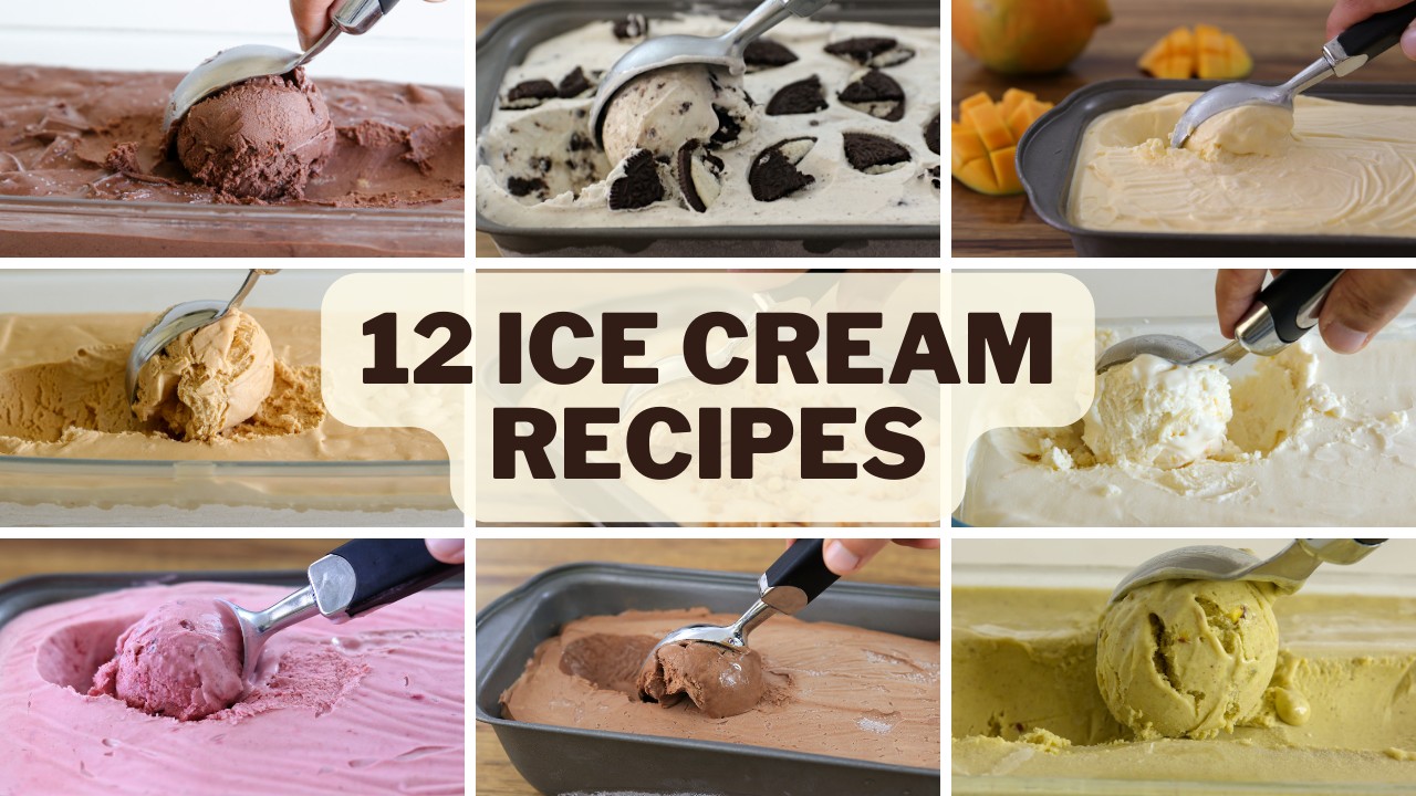 12 Ice Cream Recipes Without Ice Cream Machine The Cooking Foodie