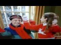 Hannah Robert Keesha And Stephen Perform Jingle At The Window