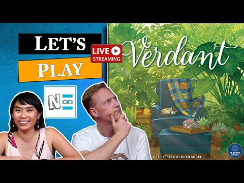 Let's Play VERDANT -  Live Board Game Playthrough & Review #46