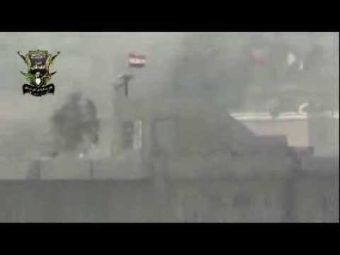 استهداف كتيبة أسامة بن زيد بقذائف الهاون ثكنة كمال مشارقة في حي الزبلطاني في مدينة دمشق