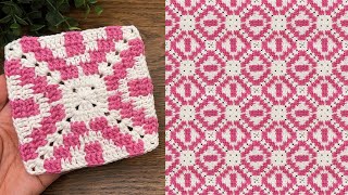 Elegant Crochet Square Design – Easy for Beginners