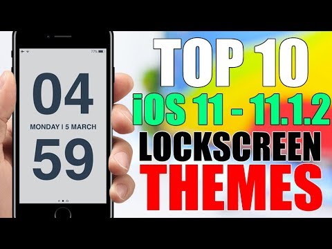 TOP 10 iOS 11 - 11.1.2 Jailbreak LOCKSCREEN Themes