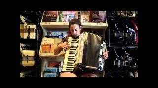 Video thumbnail for 787 - Black Hohner Tango VM LMMM 120 $795 by Liberty Bellows