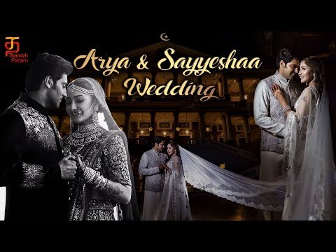 Arya Sayyeshaa Wedding | Wedding Sangeeth Ceremony Photos | Thamizh Padam Video