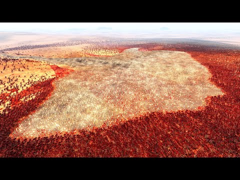 100.000 MODERN SOLDIERS surrounded by 100.000 TROLS | Ultimate Epic Battle Simulator 2