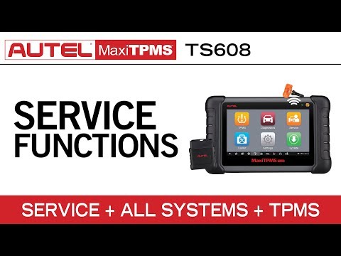 Autel MaxiTPMS TS608 — Advanced Service Functions + All Systems Diagnostics