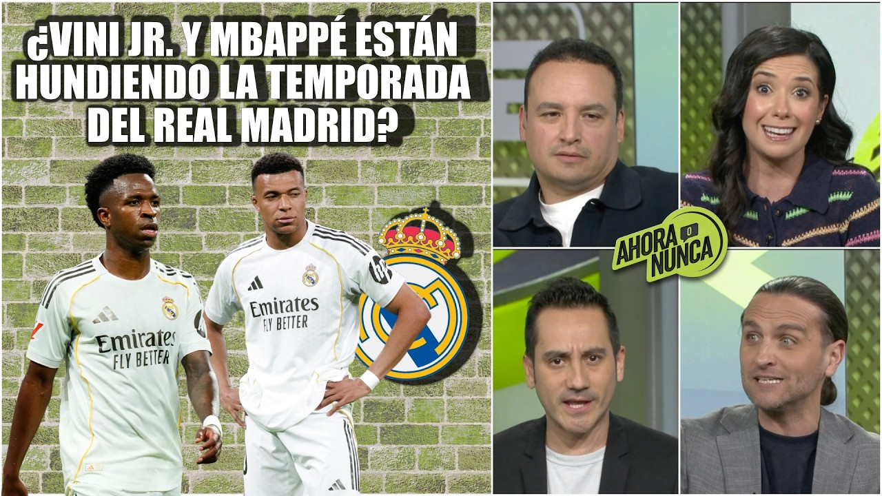 VINI JR. y KYLIAN MBAPPÉ: Los señalados del FRACASO del REAL MADRID esta TEMPORADA | Ahora o Nunca