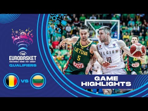 Belgium v Lithuania - Highlights - FIBA EuroBasket 2022 - Qualifiers