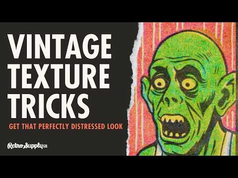 How to Add Texture to Your Retro Art