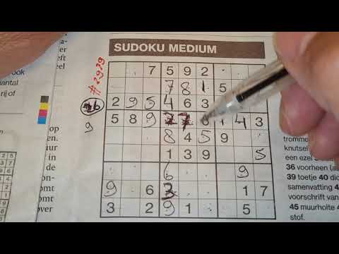 Today Longest day of the year! (#2979) Medium Sudoku puzzle. 06-21-2021