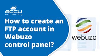How to create an FTP account in Webuzo control panel?