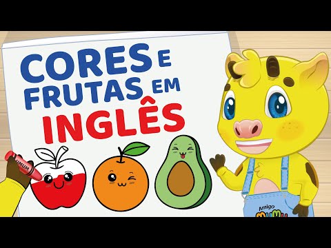 CHILDREN'S ENGLISH | COLORS AND FRUITS IN ENGLISH | LEARN ENGLISH FRIEND MUMU