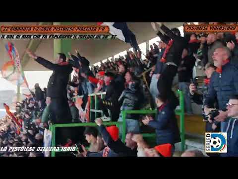 Pistoiese-Piacenza 1-0 Rizq fa esplodere la Nord