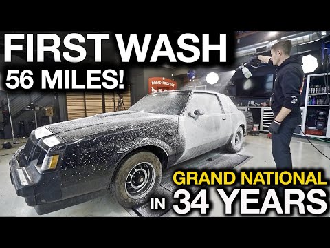 First Wash in 34 Years. 56 Miles! Barn Find Buick Grand National