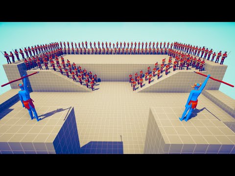 DUO SPEAR GODS vs 100x ARMIES 🔥 TABS - Totally Accurate Battle Simulator