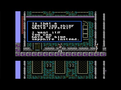 Castlevania II: S.Q.《Re-Translation + Map》(NES/FC) - Longplay [100%•No Death▪︎All Endings]