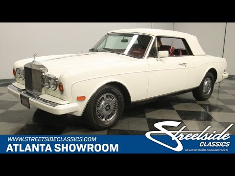 1989 Rolls-Royce Corniche (CC-1538083) for sale in Lithia Springs, Georgia