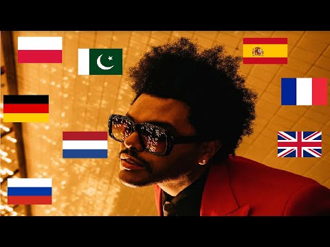 BLINDING LIGHTS in 8 Different Languages! (The Weeknd)