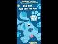 Opening To Blue S Clues Big Blue And Just For You Vol 1 VHS Blockbuster Exclusive 1440p60