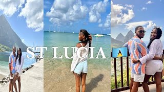 THE BEST VACATION SPOT IN THE CARIBBEAN! St Lucia 🇱🇨 Baecation 2024| PITONS|SULPHUR|
