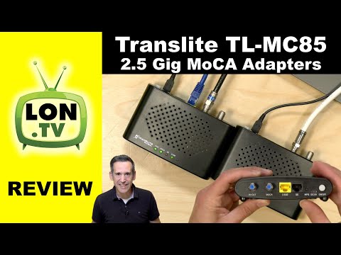Translite 2.5 Gig MoCA Network Extender Dual Ethernet Review - TL-MC85
