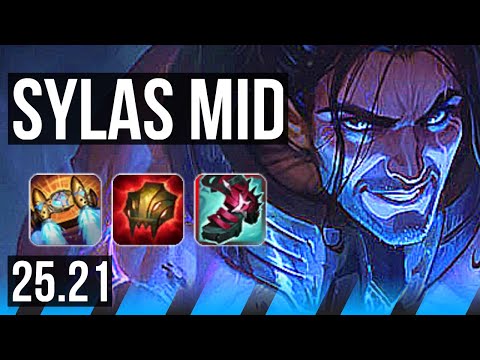 SYLAS vs LEBLANC (MID) | Legendary, 17/4/9 | EUW Master | 25.21