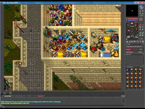 Tibia - Astera Server - Showing Demon Task Loot