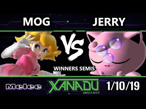 S@X 284 SSBM - MoG (Peach) Vs. Jerry (Jigglypuff) Smash Melee Winners Semis