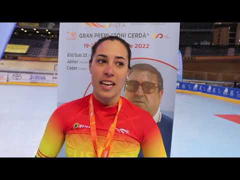 Declaraciones de Tania Calvo tras proclamarse campeona de España de Omnium 2022